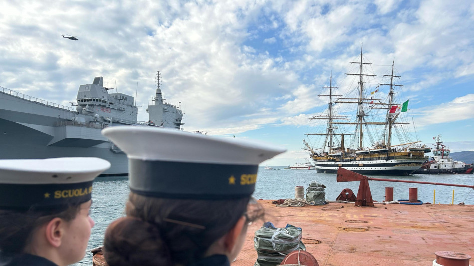 L'Amerigo Vespucci &egrave; a Trieste, al via il Tour Mediterraneo