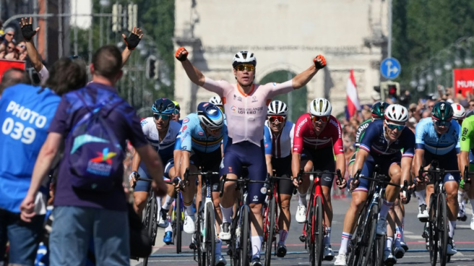 Cyclisme: le N&eacute;erlandais Fabio Jakobsen champion d'Europe sur route, D&eacute;mare 2e