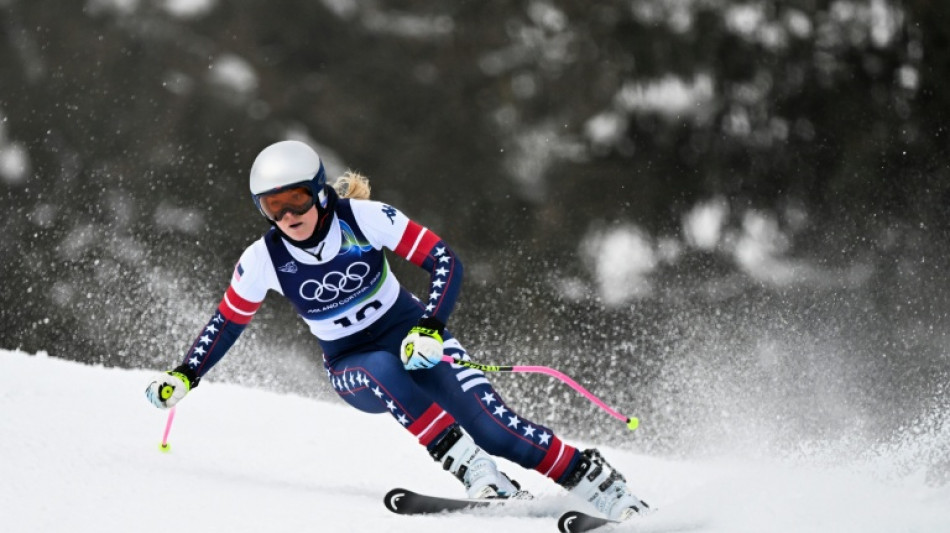 Lindsey Vonn completes first downhill training run at Winter Olympics