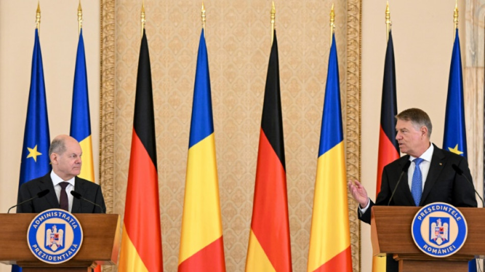 Scholz und Iohannis begr&uuml;&szlig;en Engagement von Rheinmetall in Rum&auml;nien 