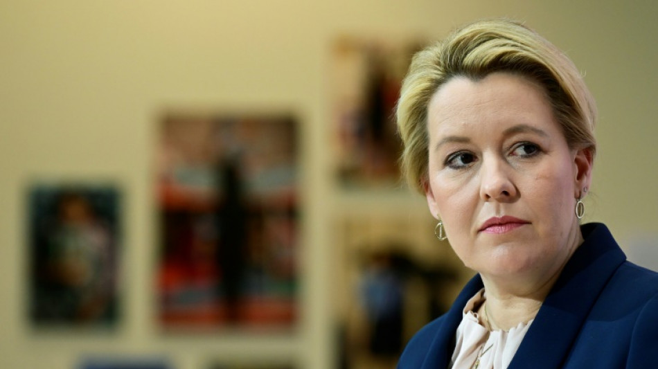 Tatverd&auml;chtiger nach Angriff auf Berliner SPD-Politikerin Giffey festgenommen