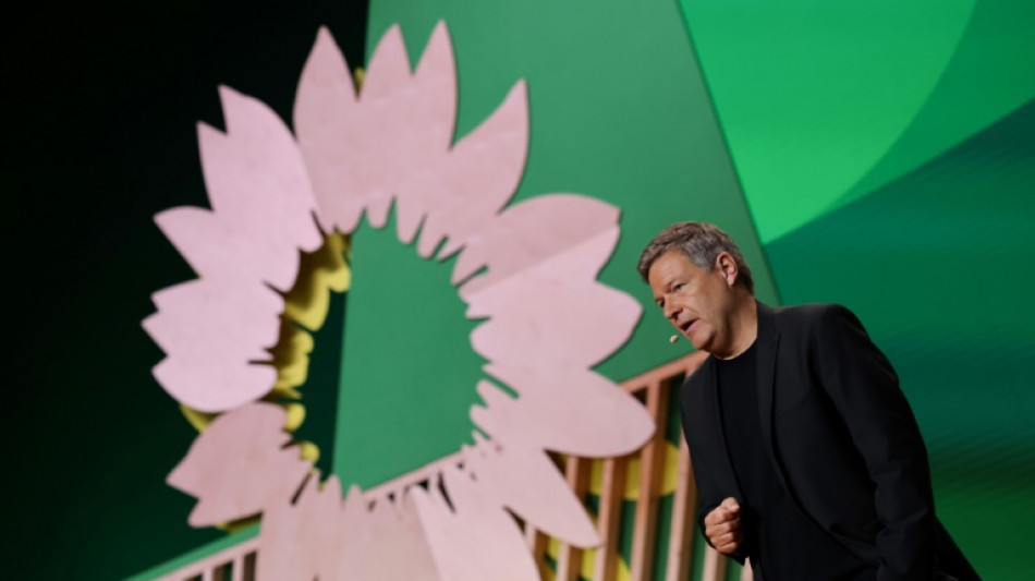 Gr&uuml;ne starten mit Kanzlerkandidat Habeck und neuer Parteispitze in den Wahlkampf