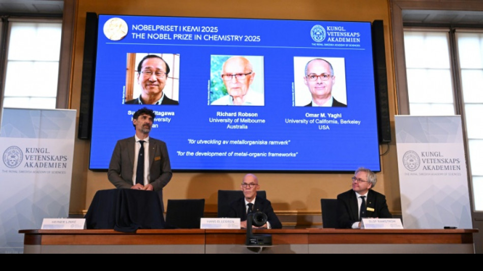 Trio wins chemistry Nobel for new form of molecular architecture