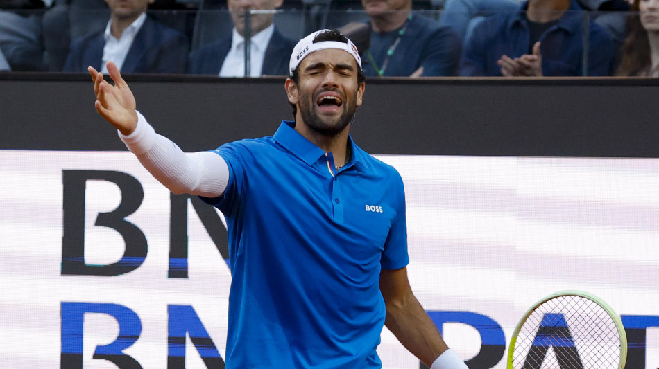Tennis:Stoccolma; Berrettini vince derby con Zeppieri,&egrave; a ottavi