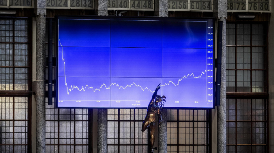 Borsa: Europa debole nel finale, cauta Wall Street, Milano -0,8%