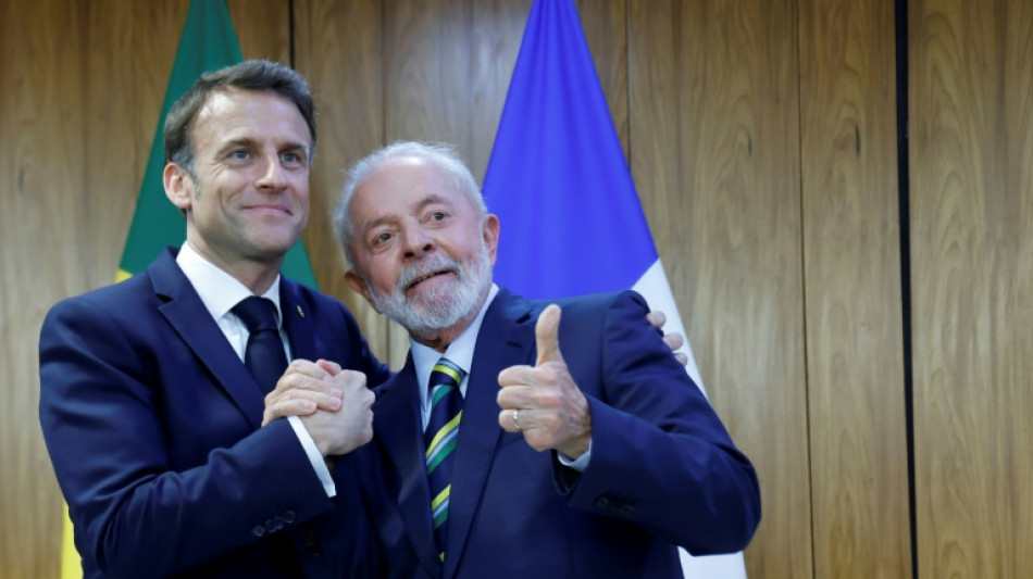 Sur la marche de la plan&egrave;te, Macron et Lula affichent leur proximit&eacute;, malgr&eacute; l'Ukraine