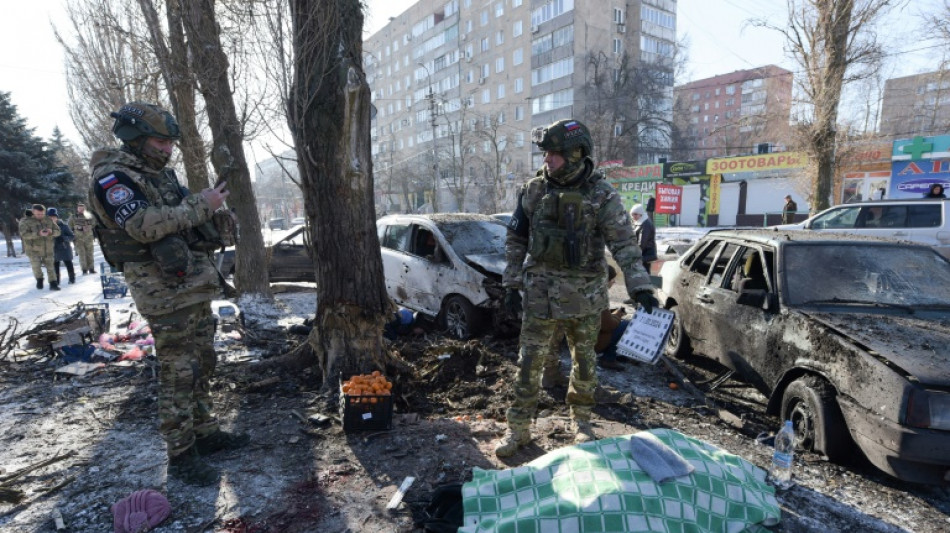 Ukraine: un bombardement fait 27 morts dans une ville sous contr&ocirc;le russe