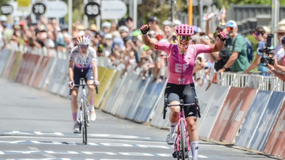 Switzerland's Ruegg sprints to second Tour Down Under title