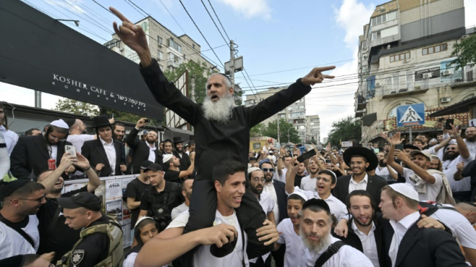 Peregrinos judeus comemoram o Ano Novo Judaico na Ucr&acirc;nia