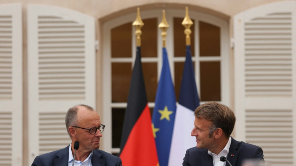 Macron et Merz scellent à Brégançon le "reset" franco-allemand