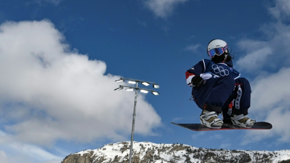 US snowboard star Kim stays on track for historic Olympic hat-trick