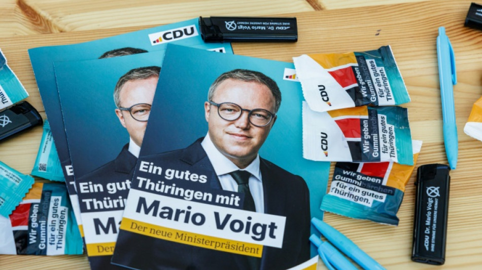 CDU-Spitzenkandidat Voigt hofft auf stabile Mehrheitsverh&auml;ltnisse in Th&uuml;ringen