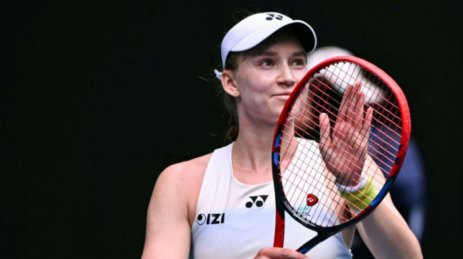 Rybakina says making Australian Open semis 'just another day' 