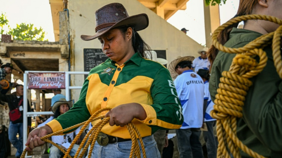 Cowgirls of Philippine rodeo tackle steers, stereotypes