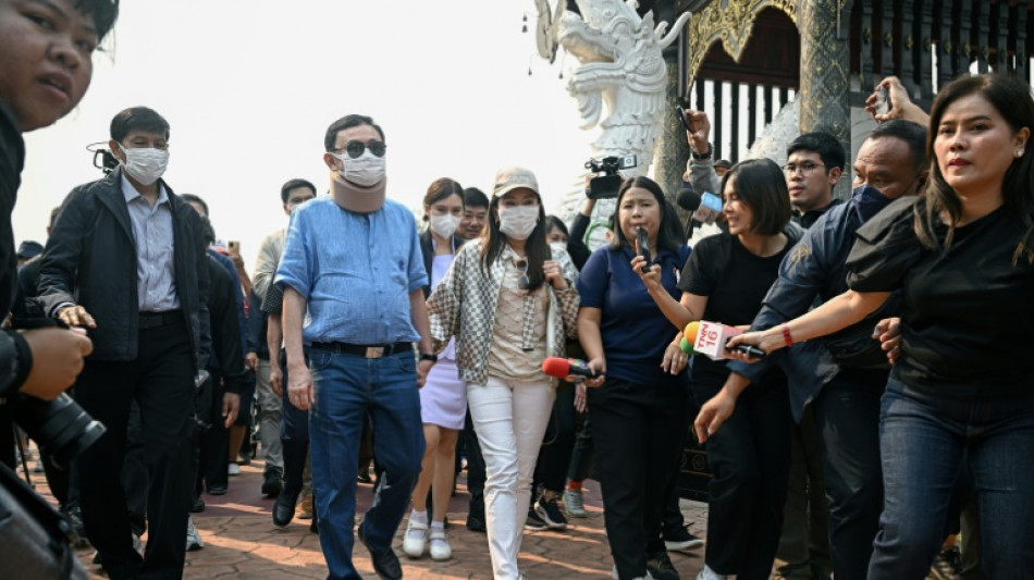 Tha&iuml;lande: premi&egrave;re apparition publique de l'ex-Premier ministre Thaksin Shinawatra