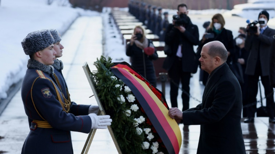 Scholz in Moskau f&uuml;r Treffen mit Putin angekommen