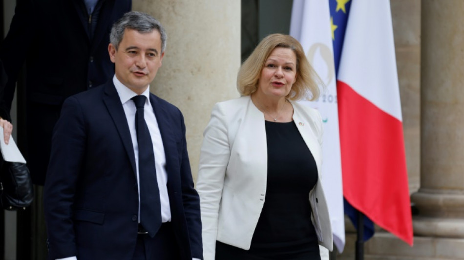 Faeser k&uuml;ndigt f&uuml;r Fu&szlig;ball-EM und Olympia Anti-Terror-Kooperation mit Frankreich an