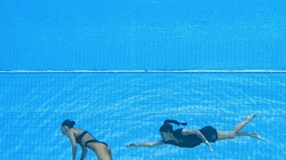 US artistic swimmer Alvarez, who fainted in solo event, not on team event startlist