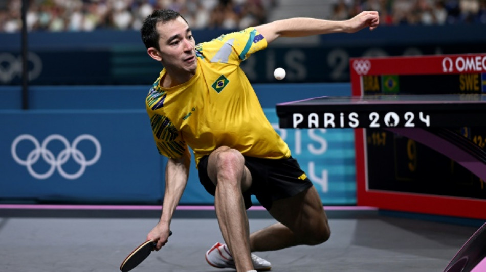 Hugo Calderano perde para sueco e vai disputar o bronze no t&ecirc;nis de mesa em Paris