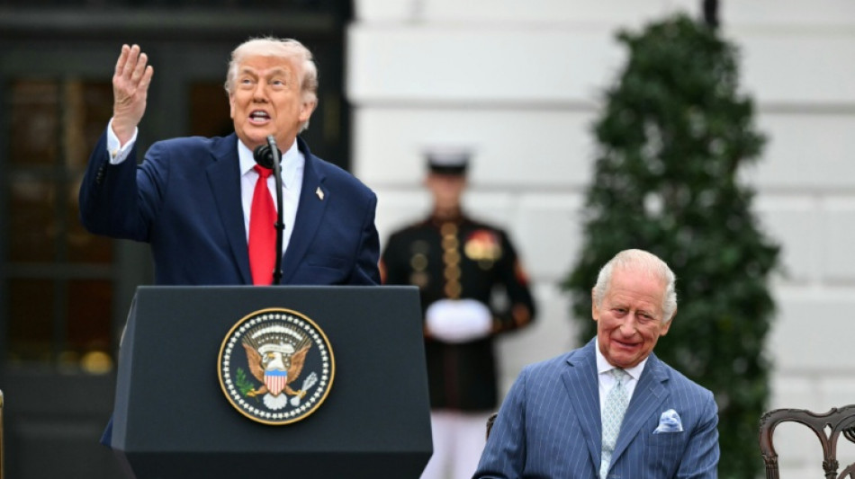 Trump hails British as 'friends' as king visits amid Iran tensions