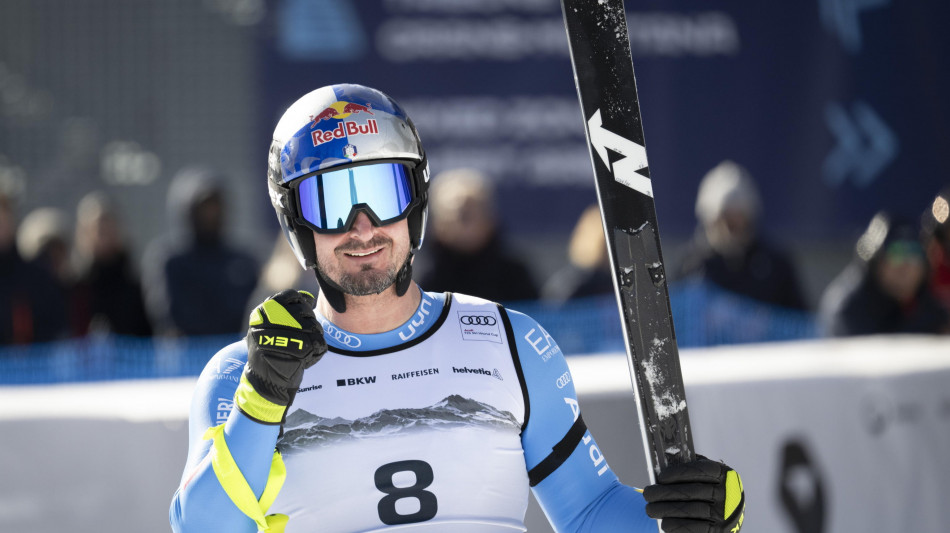 Sci: Paris secondo nella discesa di Crans, vince Von Allmen