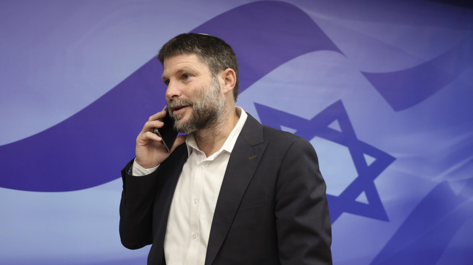 Smotrich, 'presto riprender&agrave; guerra intensa a Gaza'