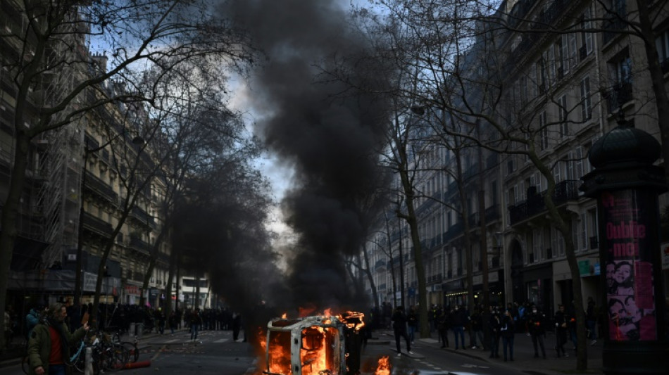 Vierter Protesttag gegen die Rentenreform in Frankreich