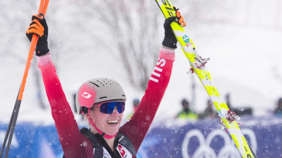 Switzerland's Fatton wins women's ski mountaineering sprint on Olympic debut