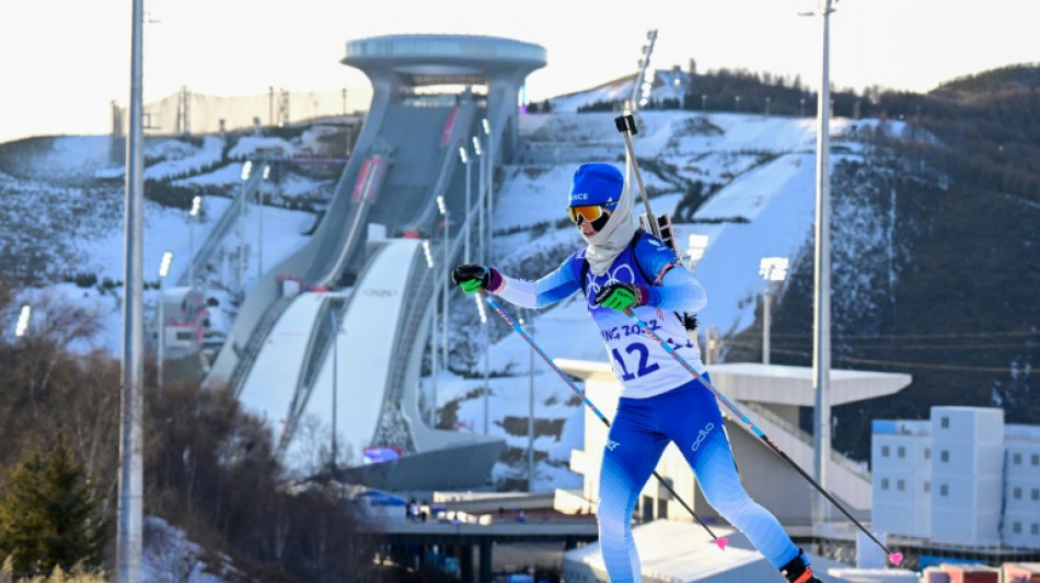 JO-2022/Biathlon: Ana&iuml;s Chevalier-Bouchet s'offre l'argent de l'individuel