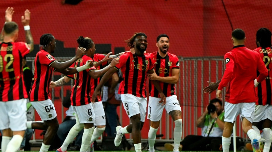 Ligue 1: Nice atomise Brest et s'offre un tour préliminaire de Ligue des champions
