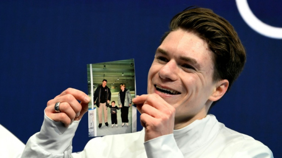 '&Eacute; para voc&ecirc;s', diz patinador americano em homenagem aos pais, falecidos em acidente de avi&atilde;o