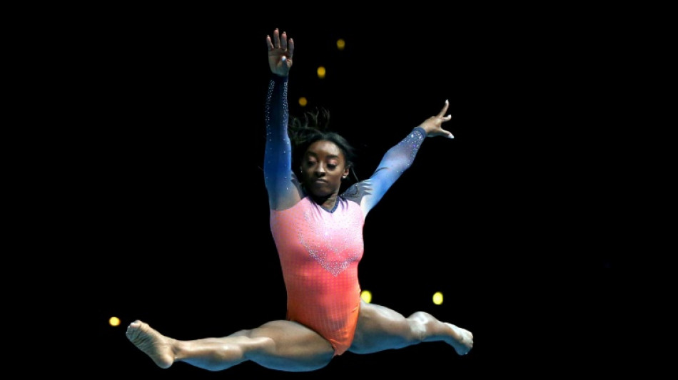 Simone Biles regresa a la gimnasia tras un par&oacute;n de casi dos a&ntilde;os