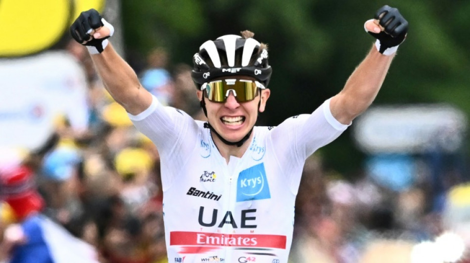 Tour de France: coup double pour Pogacar dans la 6e &eacute;tape