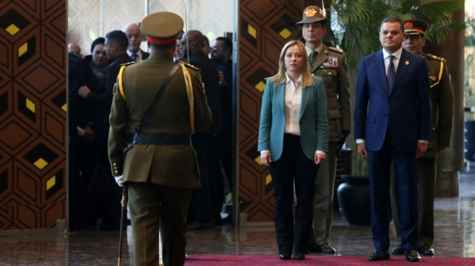 Italia y Libia firman acuerdo gas&iacute;fero durante visita de Meloni a Tr&iacute;poli