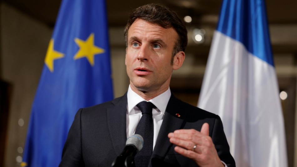 Frankreichs Pr&auml;sident Macron erh&auml;lt Westf&auml;lischen Friedenspreis